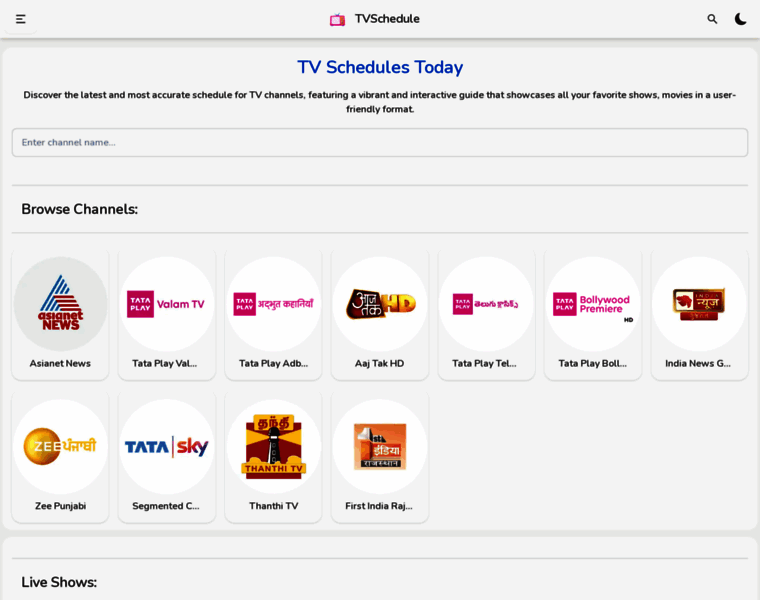 Tvschedule.today thumbnail