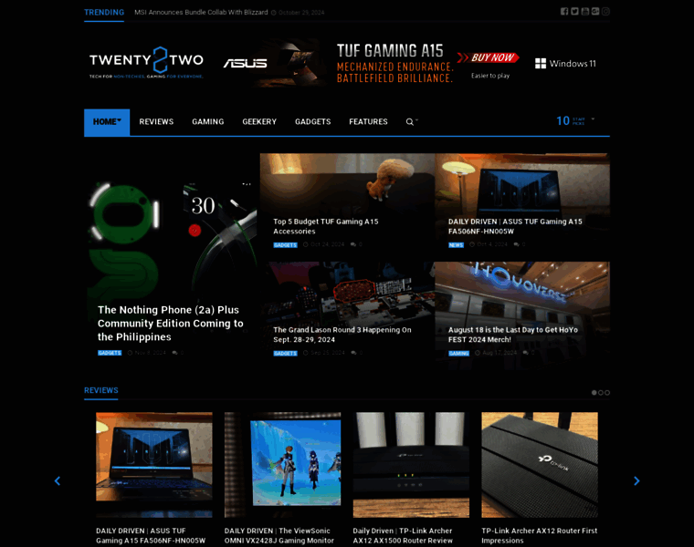 Twenty8two.com thumbnail