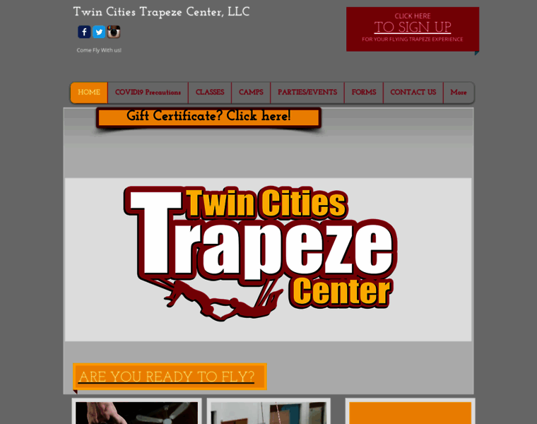 Twincitiestrapeze.com thumbnail