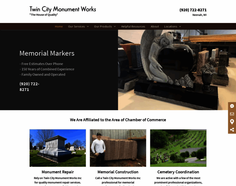 Twincitymonumentworks.com thumbnail