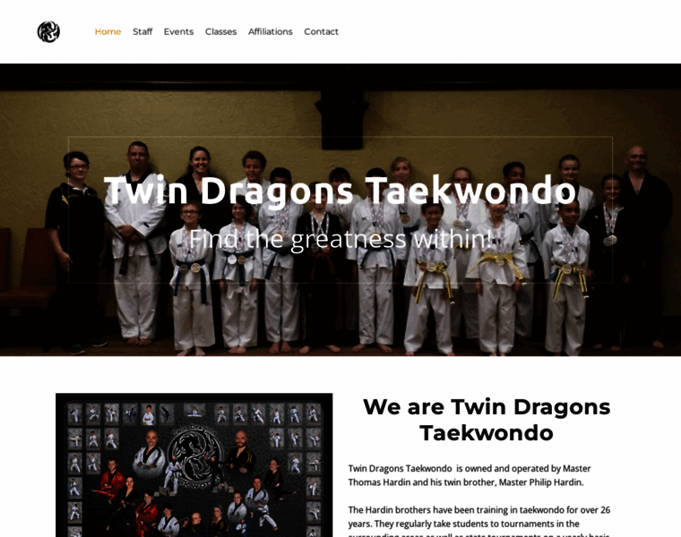 Twindragonstaekwondo.com thumbnail