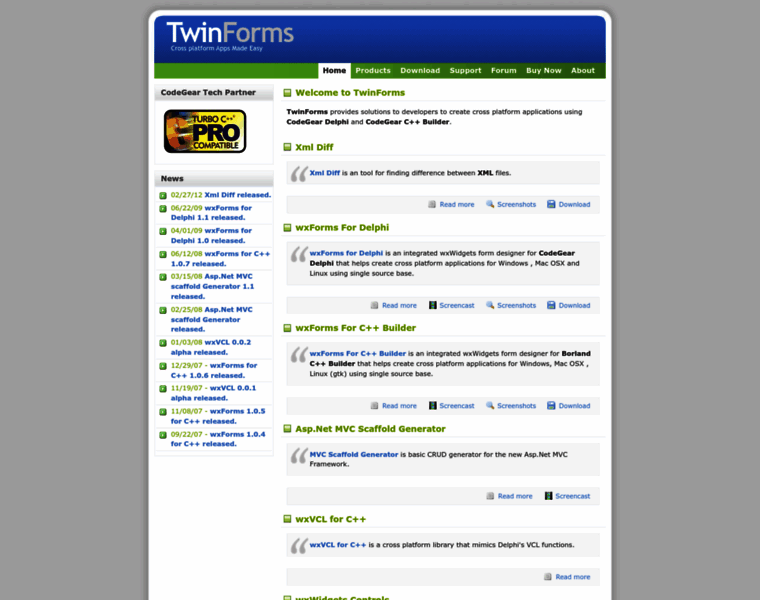 Twinforms.com thumbnail