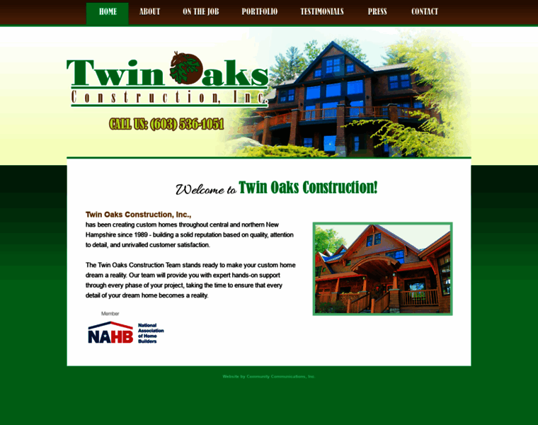 Twinoaksconstruction.com thumbnail