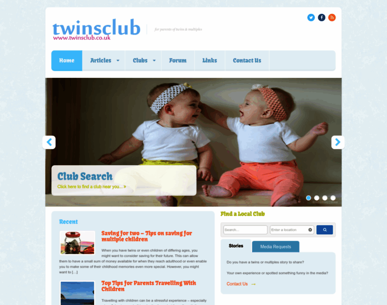 Twinsclub.co.uk thumbnail