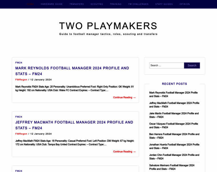 Twoplaymakers.com thumbnail
