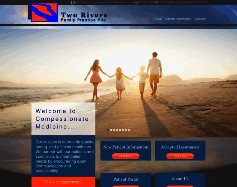 Tworiversfamilypractice.com thumbnail