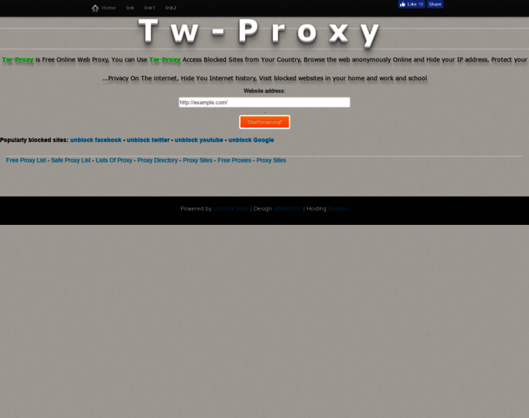 Twproxy.blogspot.com thumbnail