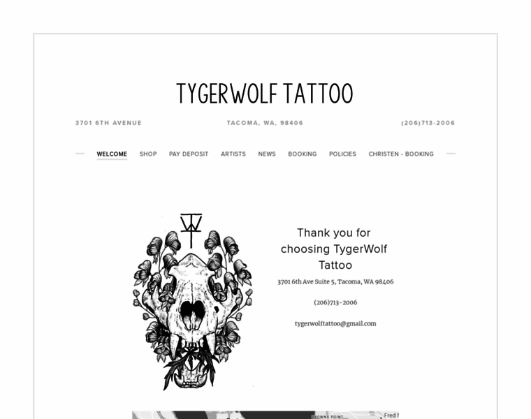 Tygerwolf.com thumbnail