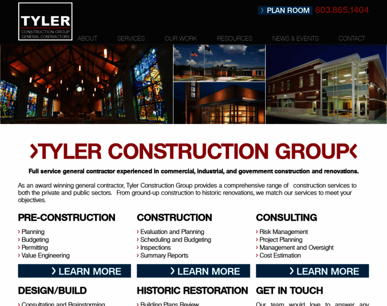 Tyler-construction.com thumbnail