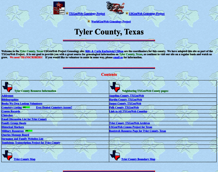 Tylercountygenealogy.com thumbnail