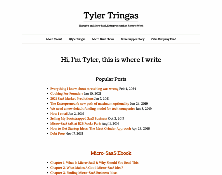 Tylertringas.com thumbnail