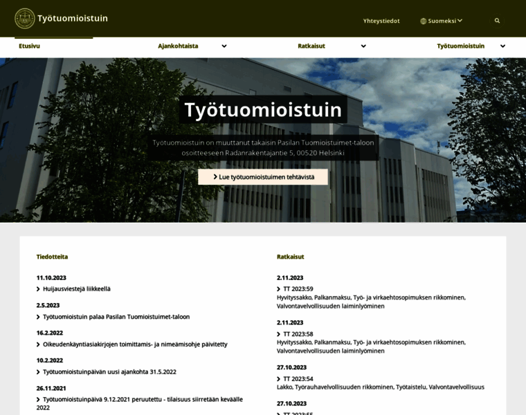 Tyotuomioistuin.fi thumbnail