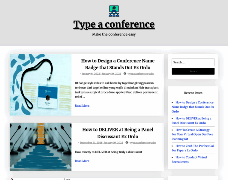 Typeaconference.com thumbnail