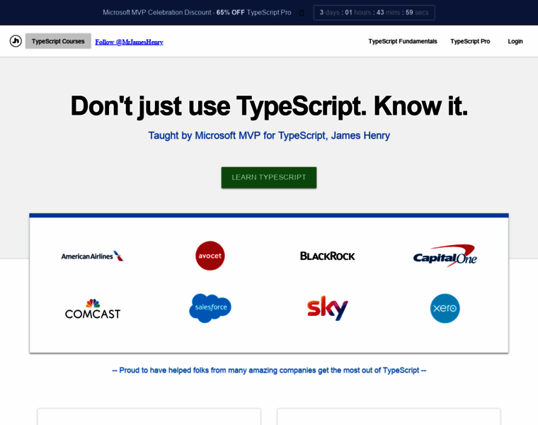 Typescriptcourses.com thumbnail