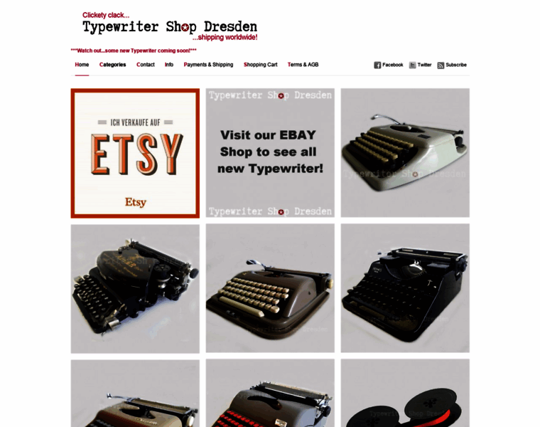 Typewriter-vintage.com thumbnail