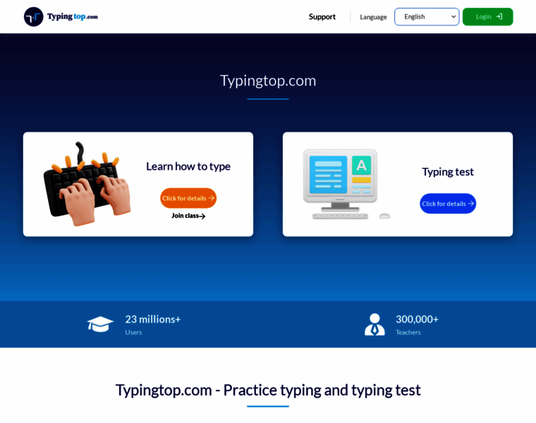 Typingtop.com thumbnail