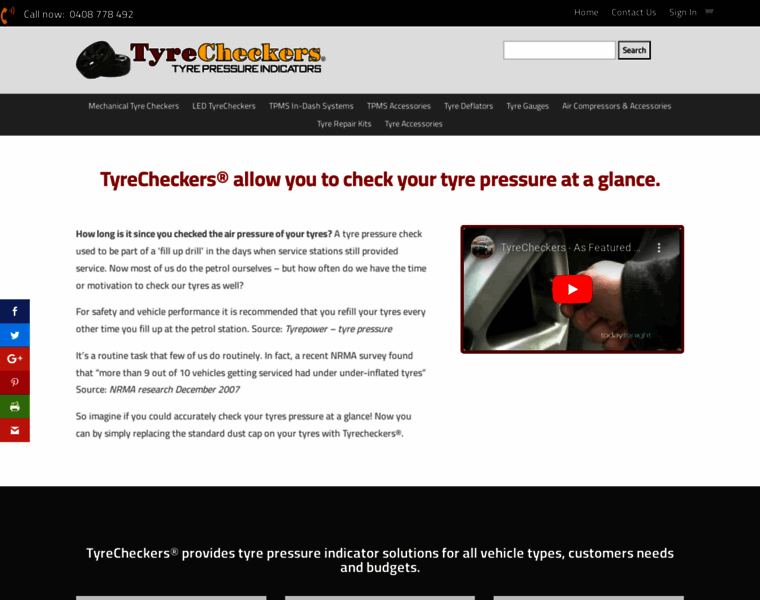 Tyrecheckers.com.au thumbnail
