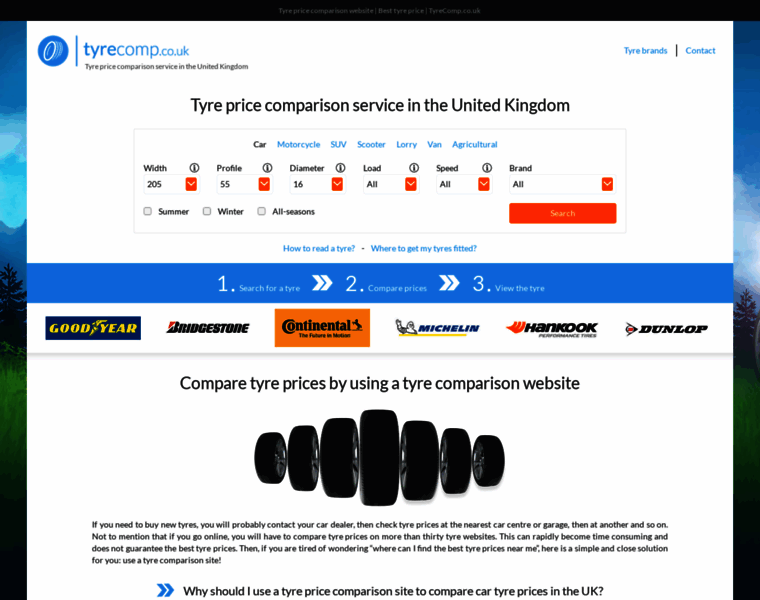 Tyrecomp.co.uk thumbnail