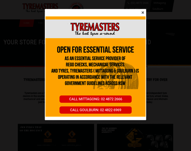Tyremasters.com.au thumbnail