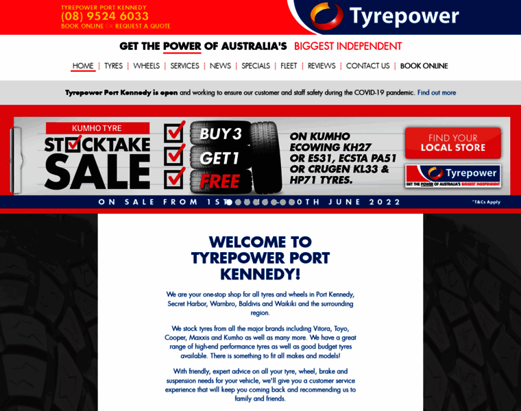 Tyrepowerportkennedy.com.au thumbnail
