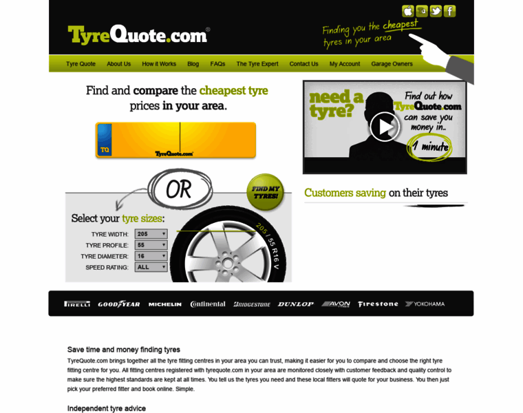 Tyrequote.com thumbnail