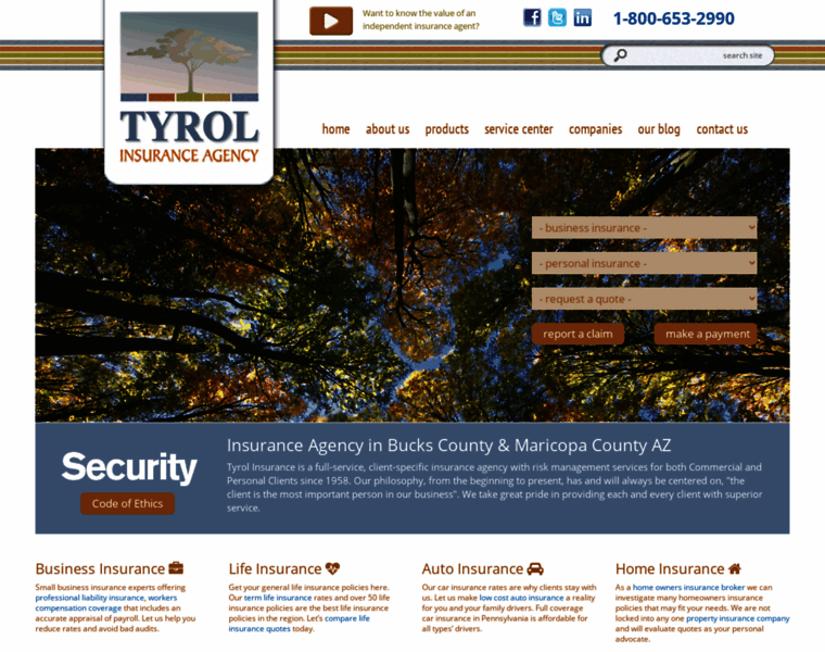 Tyrolinsurance.com thumbnail