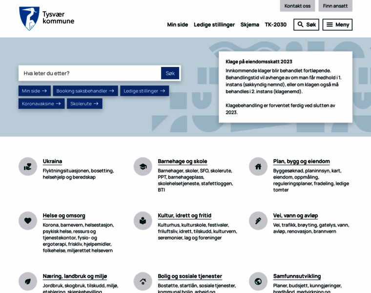 Tysver.kommune.no thumbnail