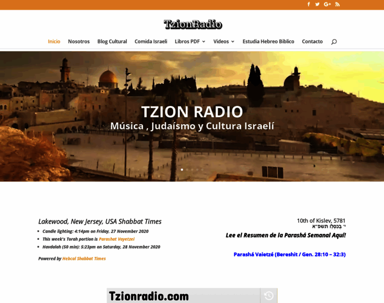 Tzionradio.com thumbnail