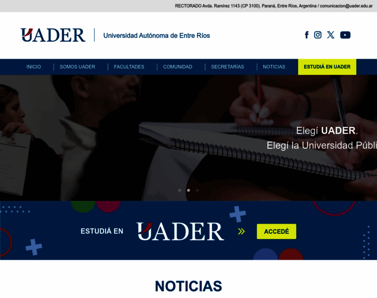 Uader.edu.ar thumbnail