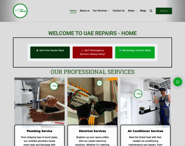 Uaerepairs.com thumbnail