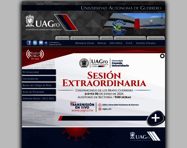 Uagro.mx thumbnail