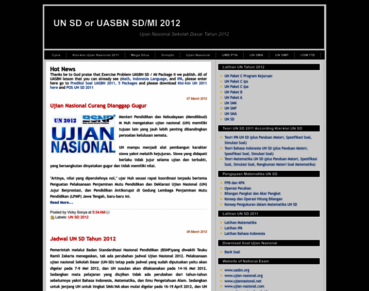 Uasbn.blogspot.com thumbnail