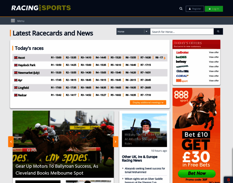 Uat.racingandsports.co.uk thumbnail