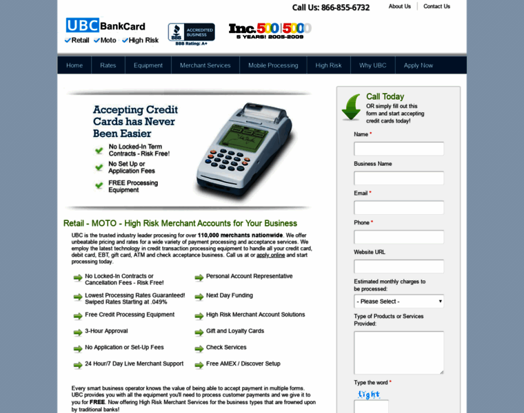 Ubcbankcard.com thumbnail