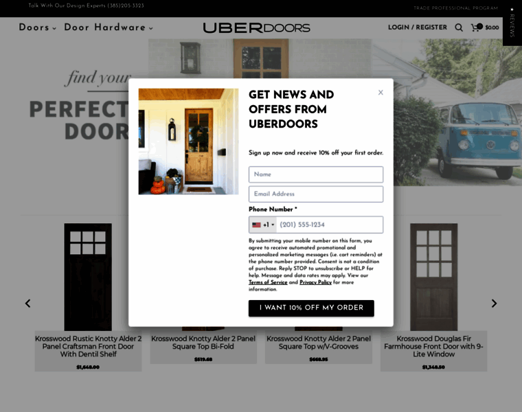 Uberdoors.com thumbnail