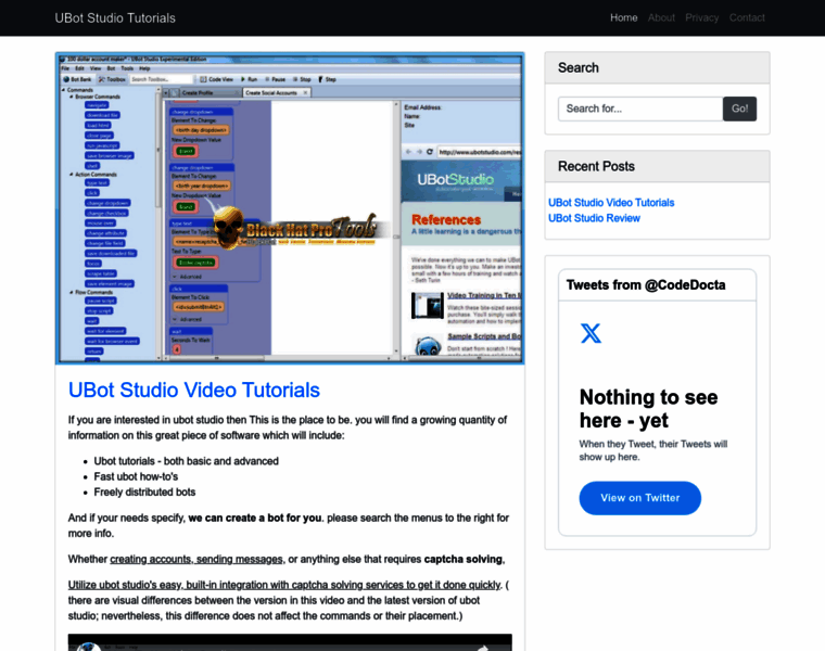Ubotstudiotutorials.com thumbnail Ubotstudiotutorials.com thumbnail