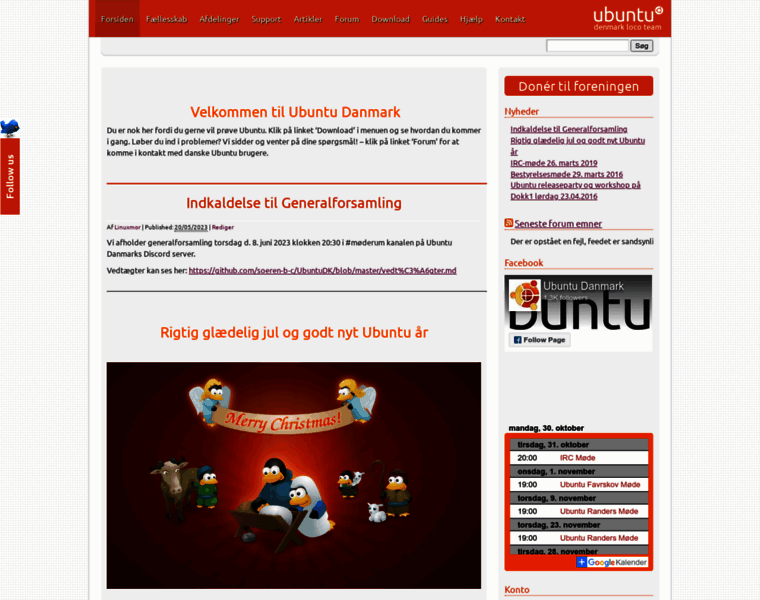 Ubuntudanmark.dk thumbnail