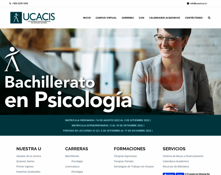 Ucacis.ac.cr thumbnail