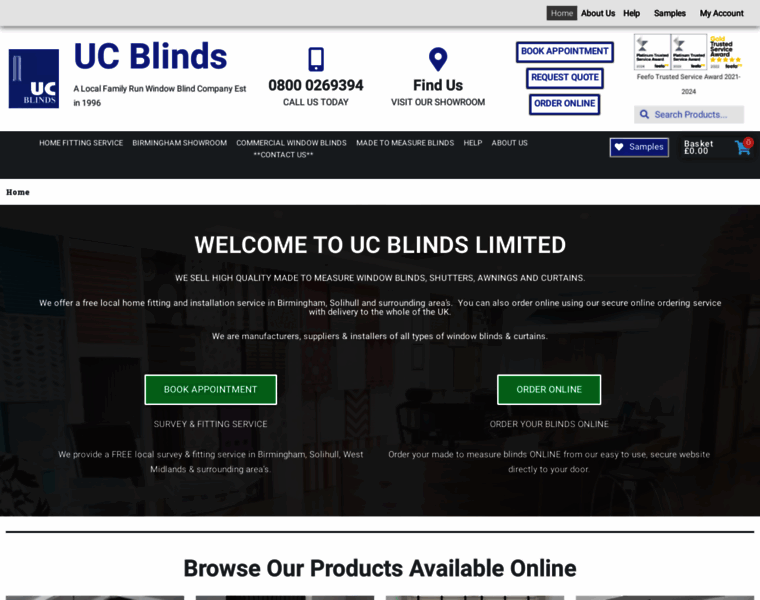Ucblinds.co.uk thumbnail