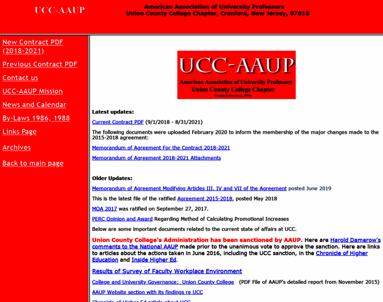 Ucc-aaup.org thumbnail