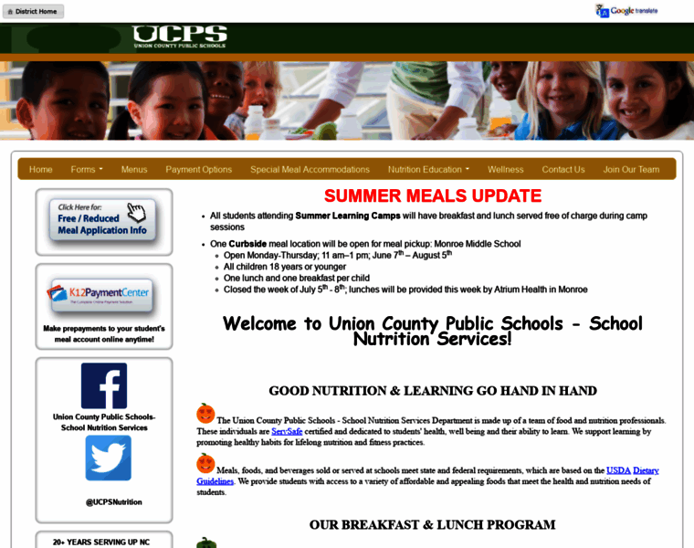 Ucpsschoolnutritionservices.com thumbnail