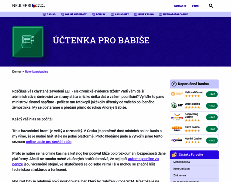 Uctenkaprobabise.cz thumbnail