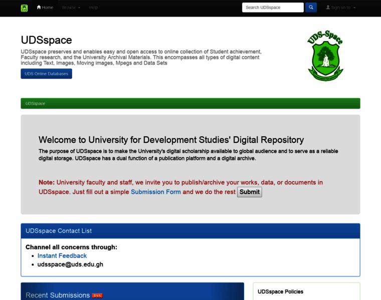 Udsspace.uds.edu.gh thumbnail