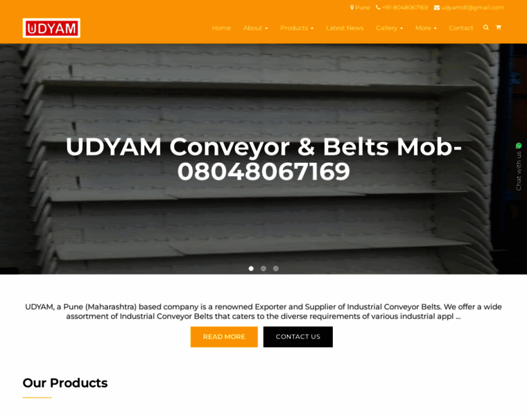 Udyambelts.co.in thumbnail