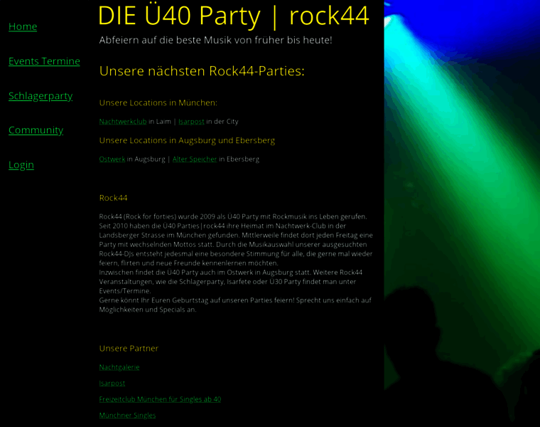 Ue40-party-muenchen.de thumbnail