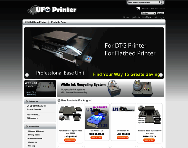 Ufoprinter.com thumbnail