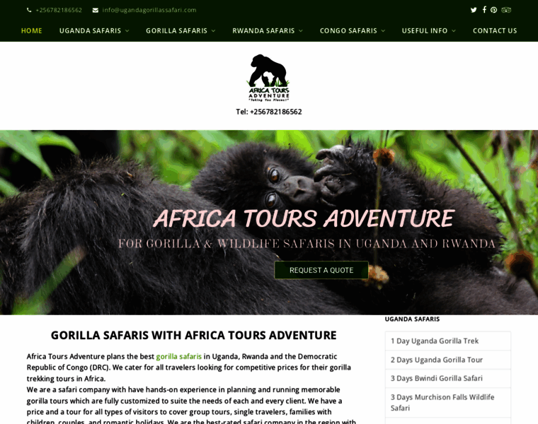 Ugandagorillassafari.com thumbnail