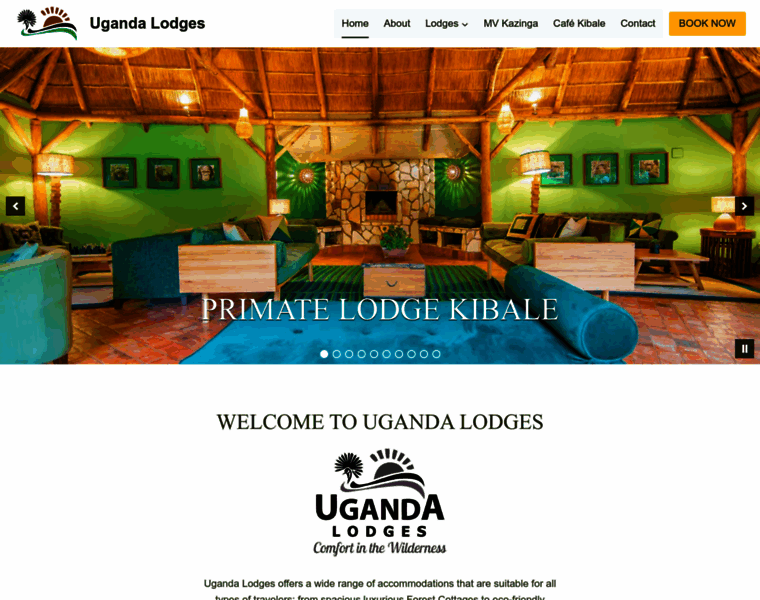 Ugandalodges.com thumbnail