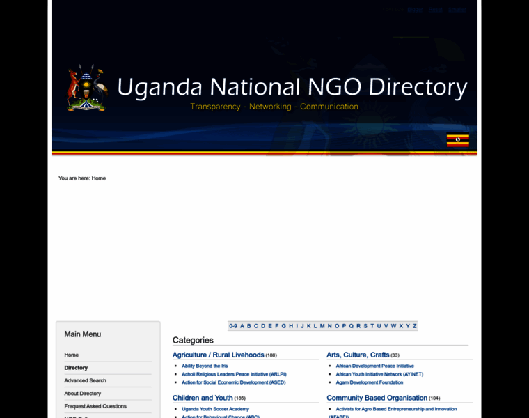 Ugandangodirectory.org thumbnail