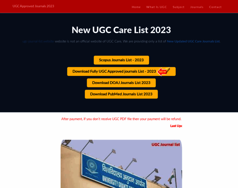 Ugc-journal-list.website thumbnail Ugc-journal-list.website thumbnail
